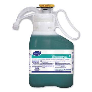 Diversey™ Crew Restroom Floor And Surface Sc Non-acid Disinfectant Cleaner, Fresh, 1.4 L Bottle, 2-carton freeshipping - TVN Wholesale